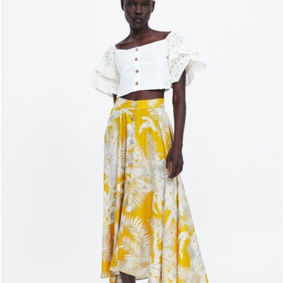 Zara linen crop top - Picture 3 of 5